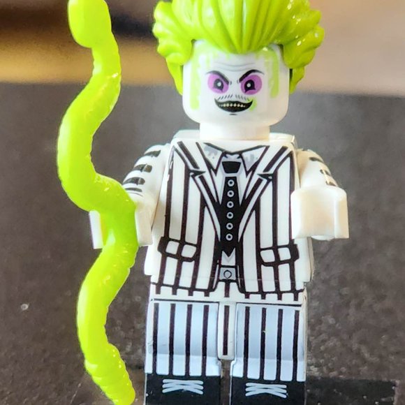 Beetlejuice Custom Mini Block Figure, Lego Style - Picture 5 of 7